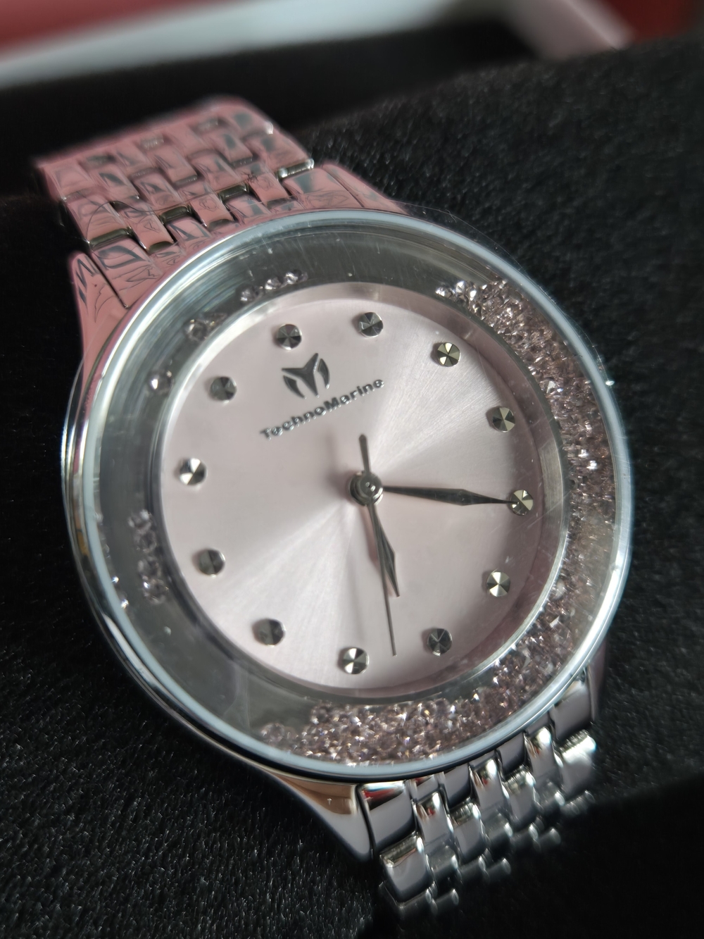 TM-9026008 TechnoMarine Brillantezza Del Mare Women's Watch Pink 34mm